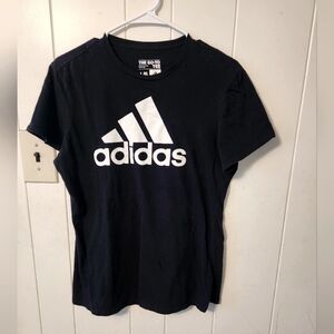 Black Adidas Short Sleeve T-shirt Size L